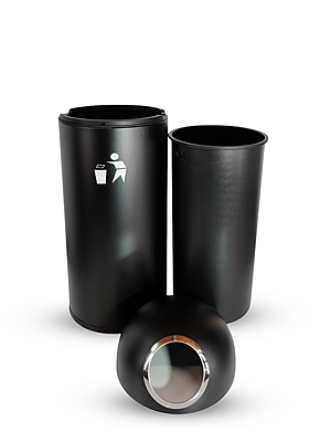 Basurero LCDP Metalico 60L Negro 1 or