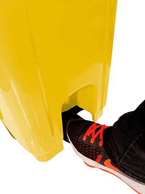 Basurero LCDP 120L P&R Amarillo